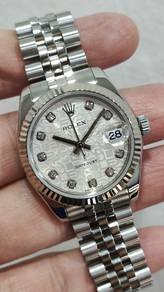 Rolex Datejust 31mm 10 Diamond White Computer Dail