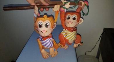 2 pcs Cute Monkey Lanterns