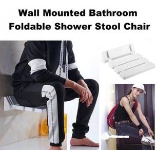 Wall Mounted Bathroom Foldable Shower Chair Stool