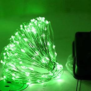 A GREEN LAMPU RAYA SOLAR 200LED 22M LAMP LiGHT ♨