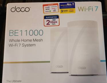 Brand new Deco BE11000 home mesh wifi 7 system