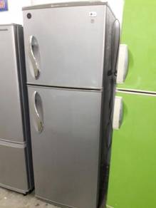 2 Doors LG Fridge Peti Sejuk Refrigerator Ice Grey