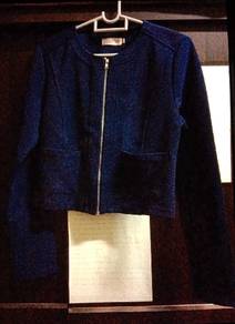 Blue, jacket blazer cardigan
