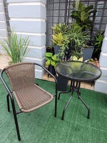 comfy chair & table