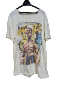 136.Made In Italy Graphic Print Popeye T-Shirt Siz