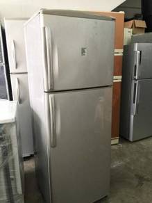 2 Pintu Fridge Sanyo Refrigerator Freezer Peti Ais