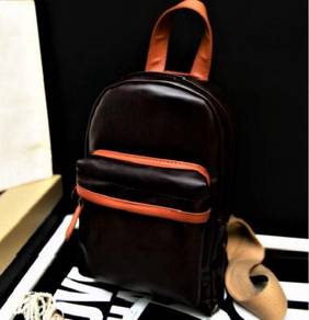 0128 Trendy Travel Chest Bag Crossbody Backpack
