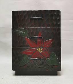 Vintage Japanese Lacquer Wooden Drawer 9.8 inch Ka