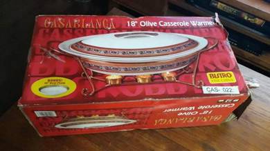 18" Olive Casserole Warmer Casablanca