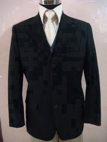 Black Blazer Coat Mens No102 saiz/size m