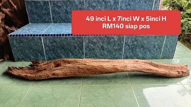 Aquarium driftwood panjang body licin solid sado