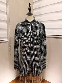 PEARLY GATES polka dot women button up M 3345