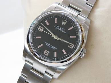 Rolex Oyster Perpetual 36 Black Pink. Full Set.
