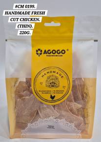 Agogo Handmade Fresh Cut Chicken Thin 220gram Dog