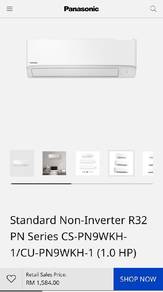 New In Box Panasonic 1.0HP Airconditioner