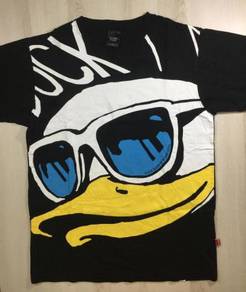 B One Soul Duck Dude Full Print Tee #C Used