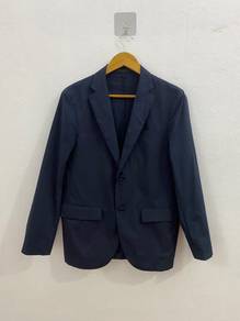 UNIQLO Navy Blue Slim Fit Blazer