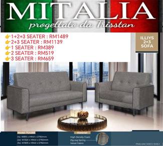 Quality Sofa Set 2 + 3 Seater | Perabot Murah