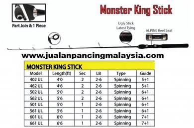 Alpine monster king stick ul solid rod