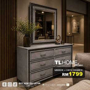 Mirror + Chest Drawer