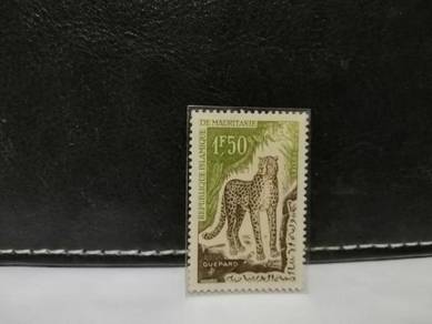 1963 Mauritania Stamp Cheetah Animal
