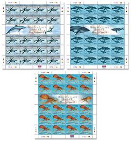 Mint Stamp Sheet Marine Life 6 Malaysia 2004