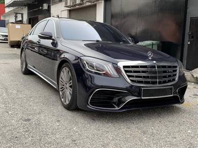 Mercedes Benz W222 Facelift S63 bodykit conversion