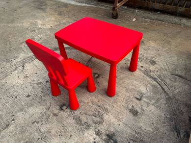 (IKEA)[Set] Kids Table Meja Budak + Chair Kerusi