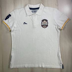 Evisu Ladies’ White Collar Tee #DP Used
