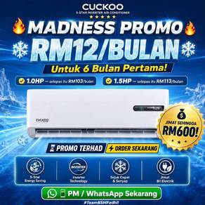 Aircond Vita 5 Stars Cuckoo Promo VQ204