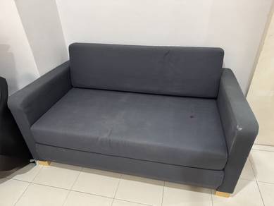 Dark Grey Sofa Bed - Converts to Bed