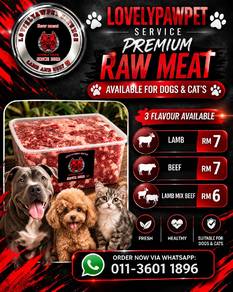 Raw Meat available for dogs and cat's 
