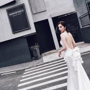 White wedding prom dinner dress RBP0112