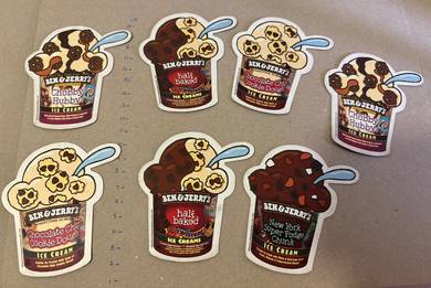 Ben&Jerry Refrigerator Magnet(Set)
