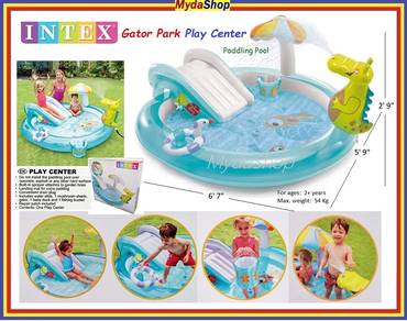 INTEX Pool Crocodile Park Gator Play Center. Kolam