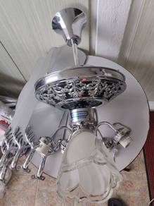 Elmark Regency 6699 Vintage Ceiling Fan with Light