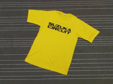 Vintage suzuka circuit tee 50 50 saiz M