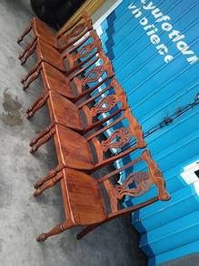 kerusi kayu jati 6 pics