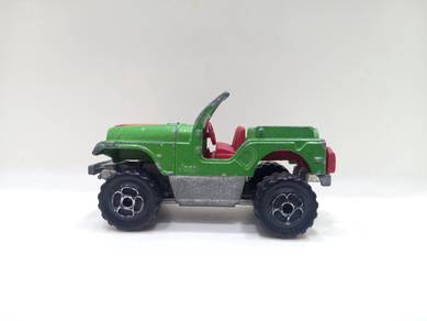 Vintage 1980s Majorette Jeep CJ-7 4x4 Diecast Car