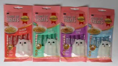 Smart Heart Creamy Cat Treat 4x 15gram Kucing