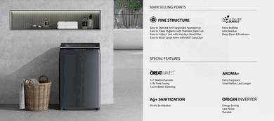 TOSHIBA AW-T08DU1800MM(MG) 17kg Washer 6JL1n