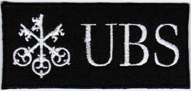 UBS F1 Car Racing Badge Iron On Embroidered Patch