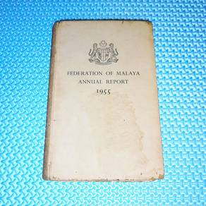 Vintage 1955 Federation of Malaya Annual Report