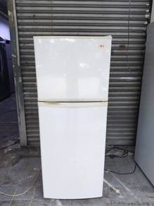 2door fridge refrigerator LG 250L peti sejuk