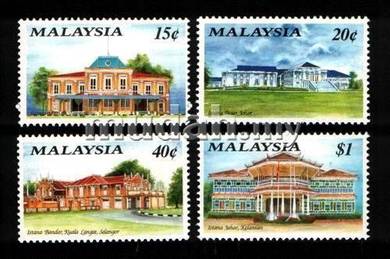 Mint Stamp (clean) Historical Building Msia 1991