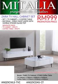 Quality Tv Hall Cabinet Set | Kabinet TV Murah 