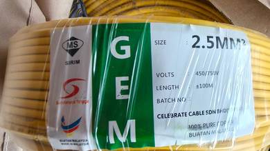KABEL ELEKTRIK GEM Cable ORIGINAL ✅ 100% PURE