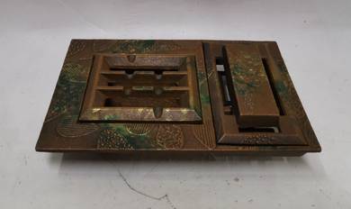 Rare and beautiful cast iron ashtray