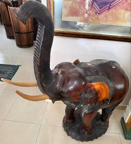 Wooden Elephant Statue