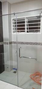 SHOWER SCREEN GLASS l kaca mandian kering